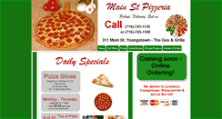 Desktop Screenshot of mainstpizza.biz